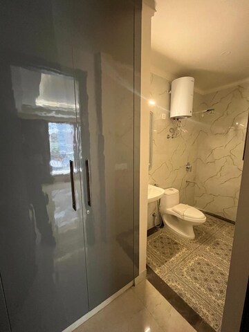 Bathroom in 3 BHK Builder Floor at Chattarpur – for Rent
