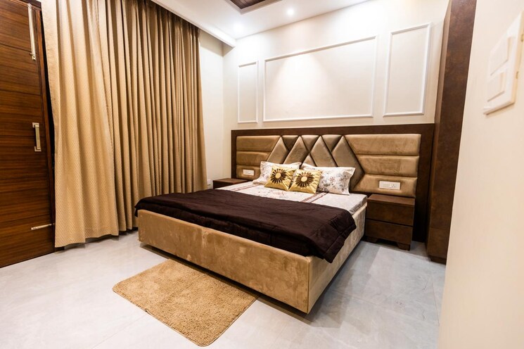 Master Bedroom, ambala highway 4 Bedroom 111 Sq.Yd. Independent House In Ambala Highway Zirakpur 9225822