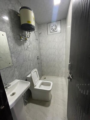 Bathroom in 1 BHK Builder Floor at Chattarpur – for Rent
