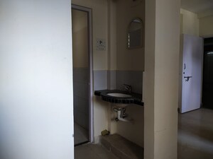 Bathroom in 1 BHK Apartment at Mountain Breeze, Powai – for Rent