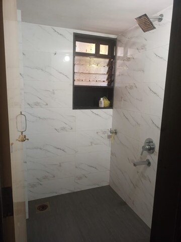 Bathroom in 1 BHK Apartment at Atlanta Manor, Malad East – for Rent