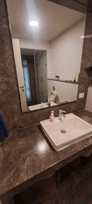 Bathroom in 3 BHK Apartment at K Raheja Vistas, Powai – for Rent
