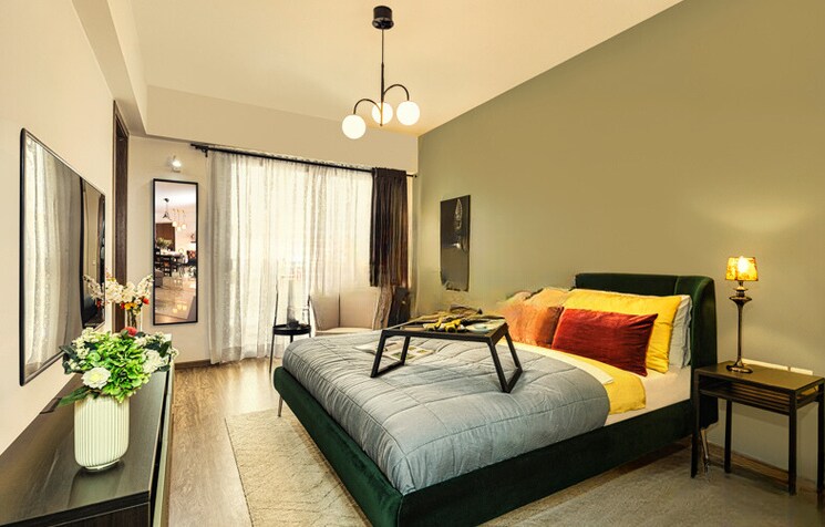 Bedroom, emaar-palm-heights 3 Bedroom 2025 Sq.Ft. Apartment In Sector 77 Gurgaon 9226057