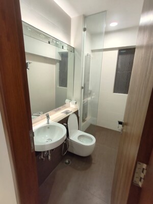Bathroom in 2 BHK Apartment at Shepherd Residency, Goregaon West – for Rent