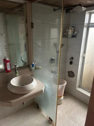 Bathroom in 2 BHK Apartment at Shepherd Residency, Goregaon West – for Rent