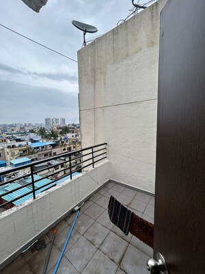 Balcony in 3 BHK Apartment at Suyog Spring Field, Kharadi – for Rent