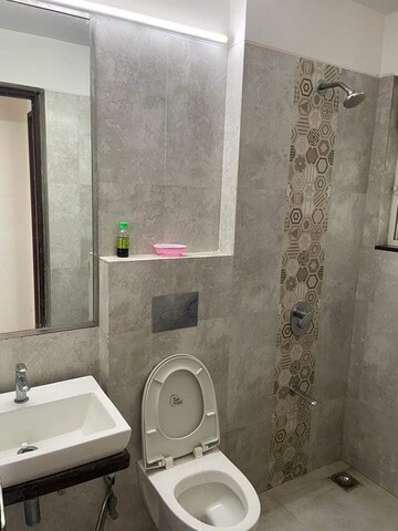 Bathroom in 2 BHK Apartment at Omkar Ananta, Goregaon East – for Rent