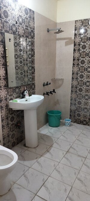 Bathroom in 3 BHK Independent House at RWA Apartments Sector 50, Sector 50 – for Rent