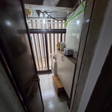 Staircase in 2 BHK Apartment at Goregaon East – for Rent