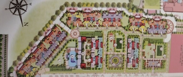 Master Plan, prateek-grand-begonia 3 Bedroom 1414 Sq.Ft. Apartment In Siddharth Vihar Ghaziabad 9226146