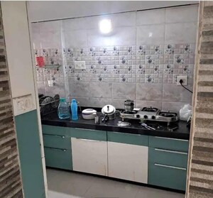 Kitchen in 1 BHK Apartment at Radha Sadan Bhayander, Bhayandar West – for Sale