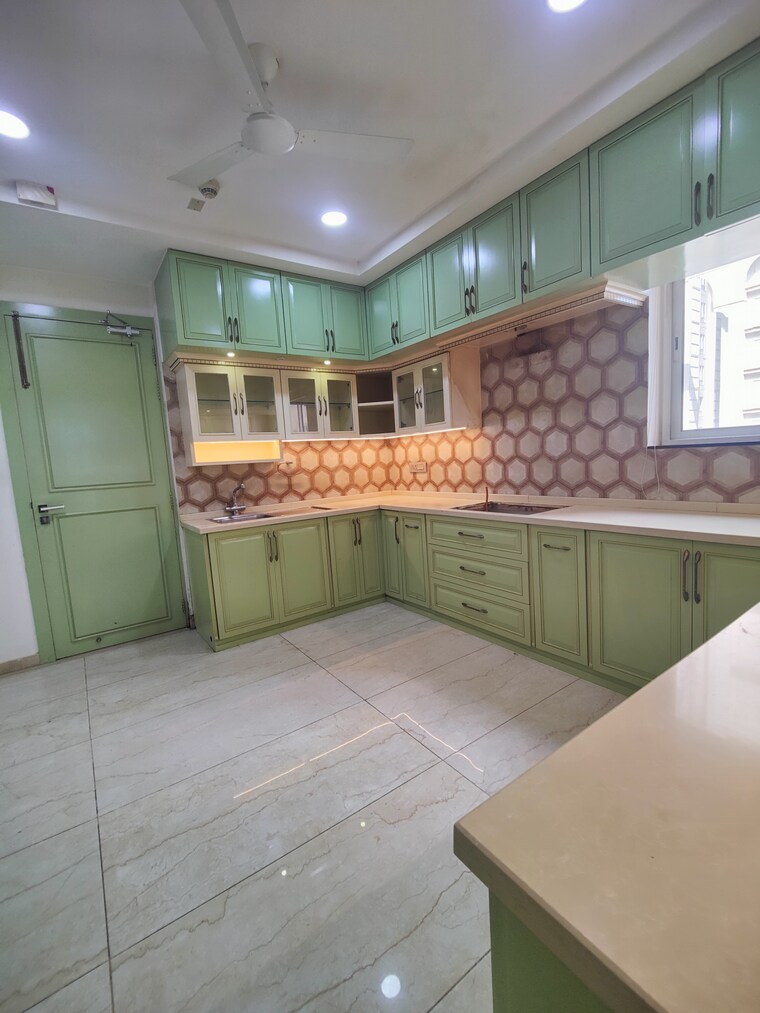 Kitchen, my-home-bhooja 4 Bedroom 4070 Sq.Ft. Apartment In Hi Tech City Hyderabad 9226238