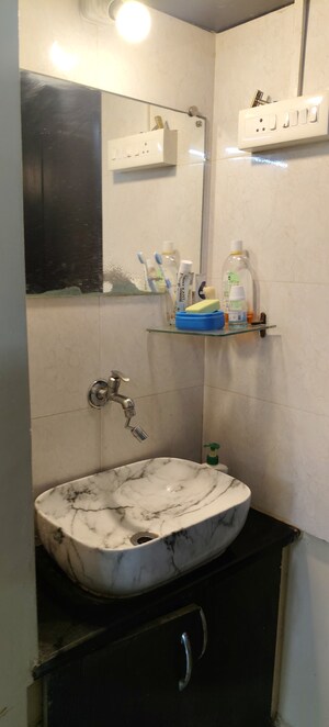 Bathroom in 2 BHK Apartment at Shivtara Garden Apartment, Kothrud – for Rent
