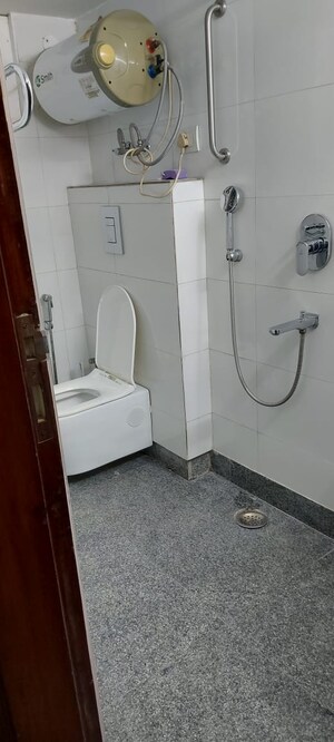 Bathroom in 1 BHK Builder Floor at Defence Colony – for Rent