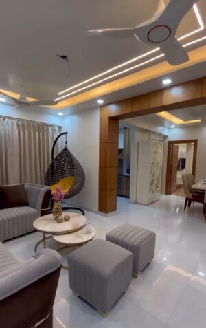 Living Room in 3.5 BHK Apartment at KST Whispering Heights, Sector 88 – for Sale