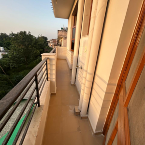 Balcony in 2.5 BHK Villa at Sector 21 – for Rent
