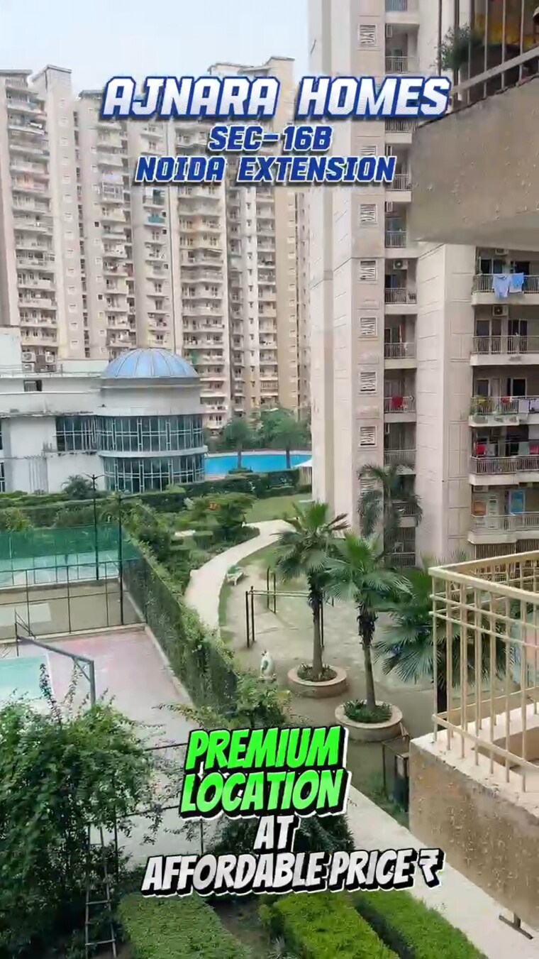 Exterior View, ajnara-homes 3 Bedroom 1290 Sq.Ft. Apartment In Sector 16b Greater Noida Greater Noida 9226389