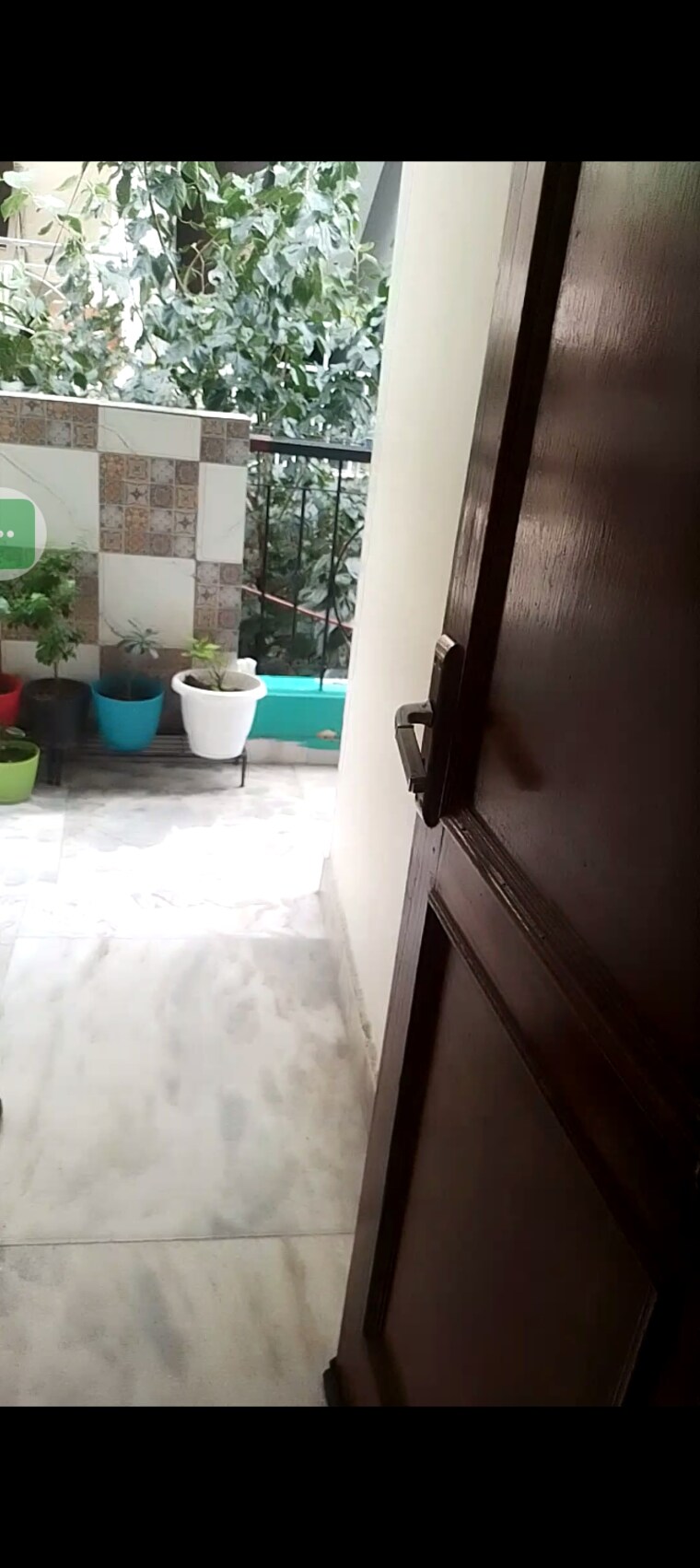 Balcony, khirki extension 3.5 Bedroom 1800 Sq.Ft. Builder Floor In Khirki Extension Delhi 9226453