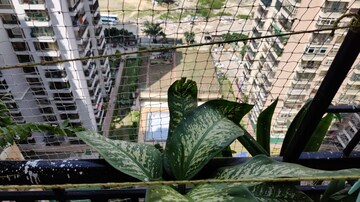 Balcony in 2.5 BHK Apartment at Saviour Greenisle, Sain Vihar – for Sale