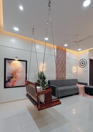 Living Room in 3 BHK Apartment at Kolte Patil Life Republic, Hinjewadi – for Sale