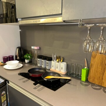 Kitchen in 3 BHK Apartment at Ashiana Upvan, Ashiana Greens – for Rent