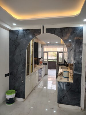 Kitchen in 3 BHK Builder Floor at Dhakoli – for Sale