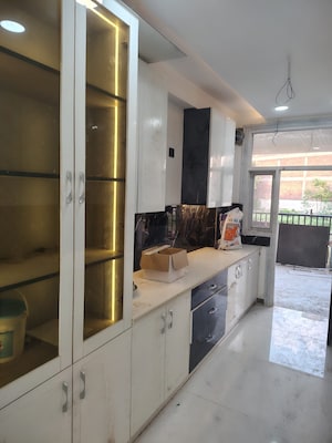 Kitchen in 3 BHK Builder Floor at Dhakoli – for Sale