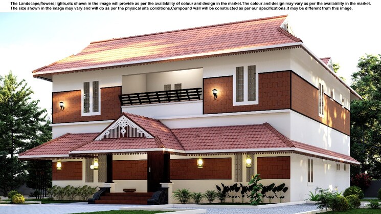 Exterior View, akathethara 3 Bedroom 2000 Sq.Ft. Independent House In Akathethara Palakkad 9226721