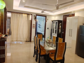 Dining area in 3 BHK Builder Floor at Carnation Greens, Sector 8 – for Sale