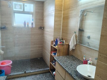 Bathroom in 3 BHK Builder Floor at Carnation Greens, Sector 8 – for Sale