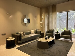 Living Room in 4 BHK Apartment at Sri Fortune Sonthalia Sky Villas, Kokapet – for Rent