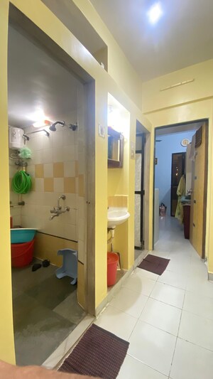 Bathroom in 1 BHK Apartment at Vrindavan CHS Thane West, Vrindavan Society – for Sale