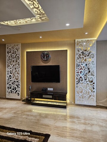 Living Room in 3 BHK Apartment at Sheth Vasant Galaxy, Goregaon West – for Rent