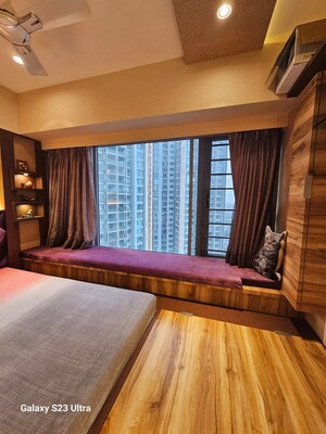 Bedroom in 3 BHK Apartment at Sheth Vasant Galaxy, Goregaon West – for Rent