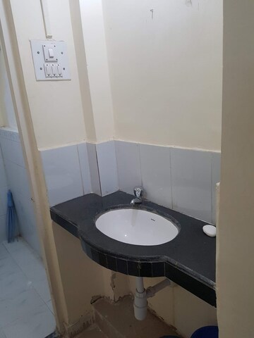 Bathroom in 1 BHK Apartment at Mountain Breeze, Powai – for Rent