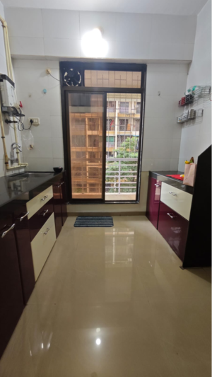 Living Room in 2 BHK Apartment at Bhoomi Jyot, Kharghar Sector 19 – for Rent