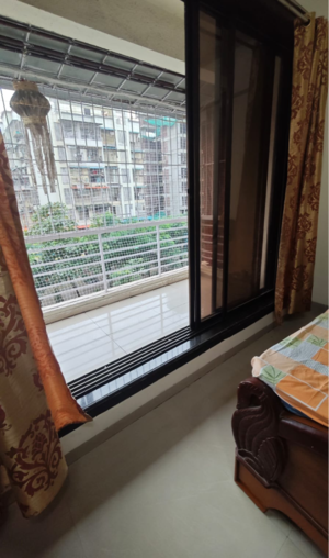 Balcony in 2 BHK Apartment at Bhoomi Jyot, Kharghar Sector 19 – for Rent