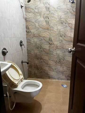 Bathroom in 1 BHK Apartment at Sethia Green View, Goregaon West – for Rent