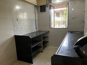 Kitchen in 1 BHK Apartment at Sethia Green View, Goregaon West – for Rent