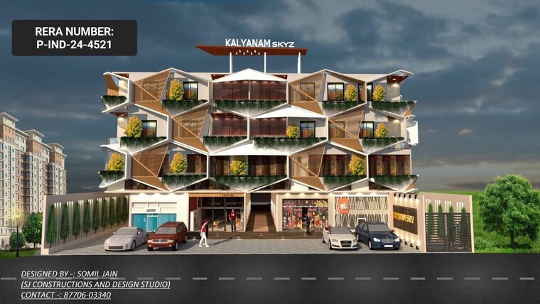 Exterior View, race course road 3 Bedroom 957 Sq.Ft. Apartment In Race Course Road Indore 9226956