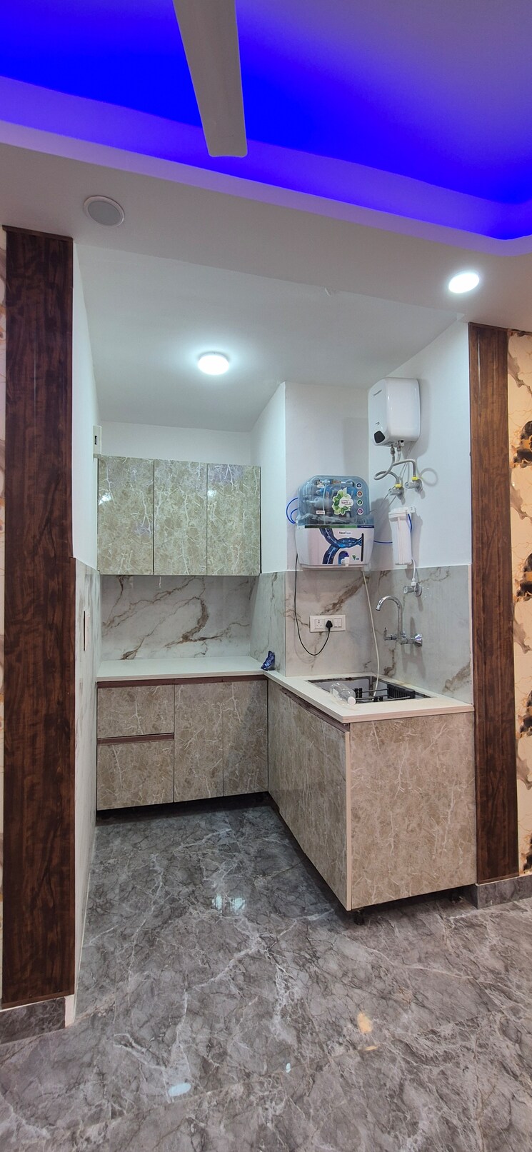 Kitchen, chattarpur 1.5 Bedroom 550 Sq.Ft. Builder Floor In Chattarpur Delhi 9227030