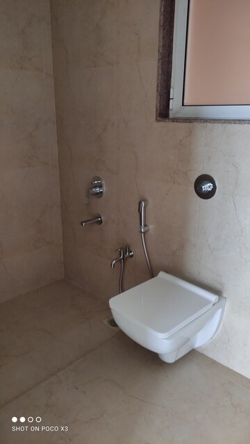 Bathroom in 1 BHK Apartment at Raunak Bliss, Ghodbunder Road – for Rent
