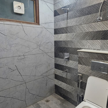 Bathroom in 4 BHK Builder Floor at Sector 21d – for Rent