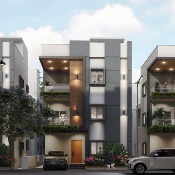4 BHK Villa – Exterior View View at Infocity County, Kardanur - for Sale