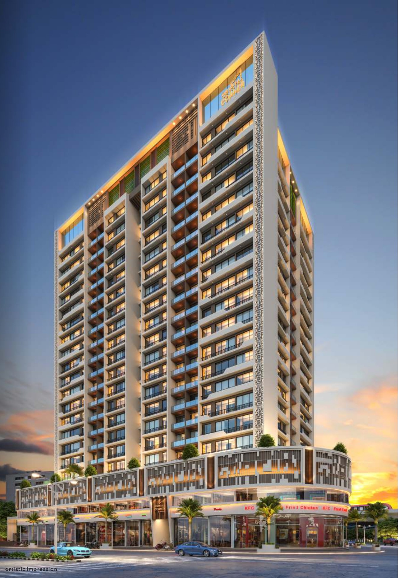 2 BHK Apartment For Sale in Hitech Crystal Corner