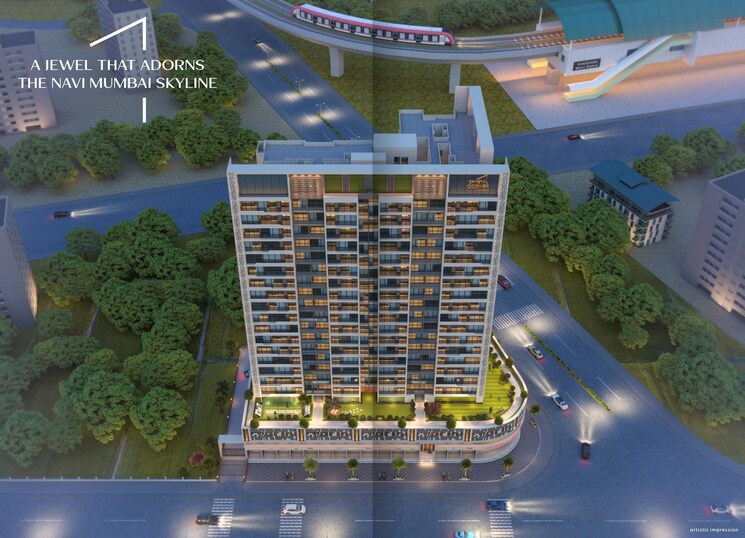 Master Plan, hitech-crystal-corner 2 Bedroom 1420 Sq.Ft. Apartment In Kharghar Sector 11 Navi Mumbai 9227279