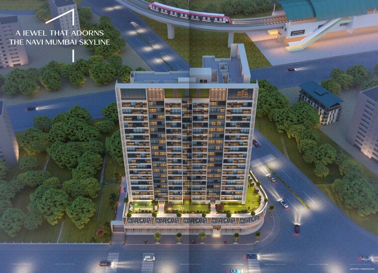 Master Plan, hitech-crystal-corner 2 Bedroom 1420 Sq.Ft. Apartment In Kharghar Sector 11 Navi Mumbai 9227279