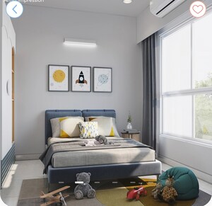 Master Bedroom in 2 BHK Apartment at Mahindra IvyLush, Kharadi – for Sale