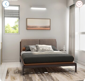 Bedroom in 2 BHK Apartment at Mahindra IvyLush, Kharadi – for Sale