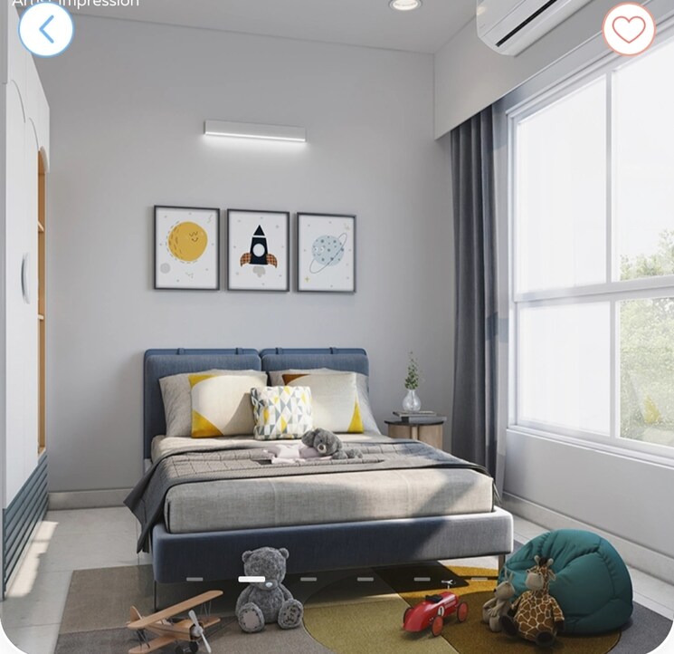 Master Bedroom, mahindra-ivylush 2 Bedroom 867 Sq.Ft. Apartment In Kharadi Pune 9227372